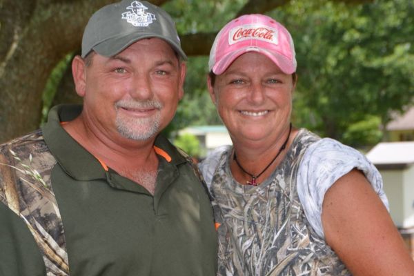 Elizabeth with her husband Justin