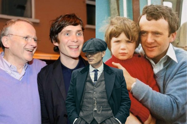 Cillian Murphy with his father