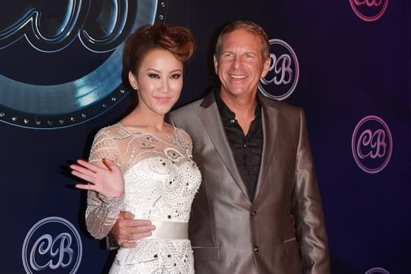 Coco Lee with her husband