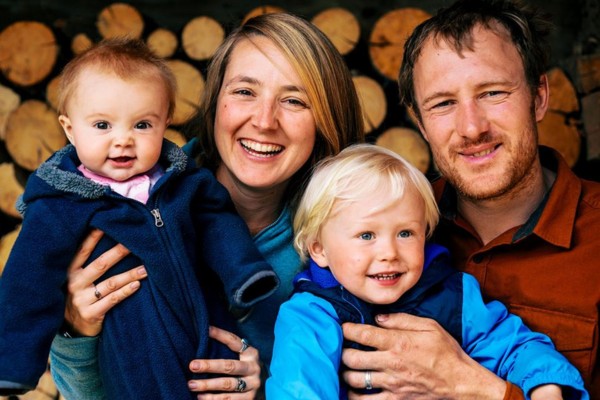 Eve Kilcher with her family