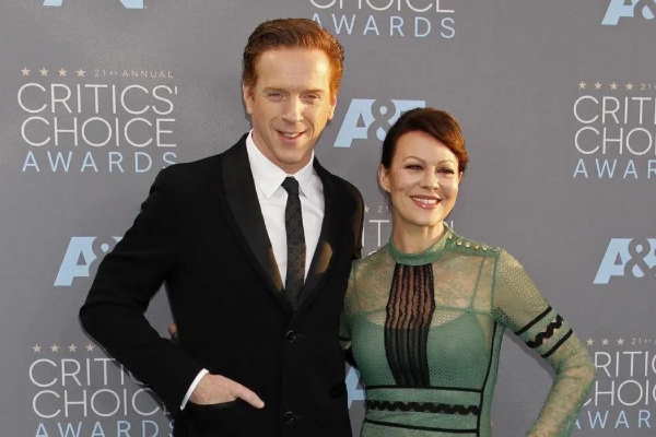 The real life couple Helen McCrory and Damian Lewis From Peaky Blinders