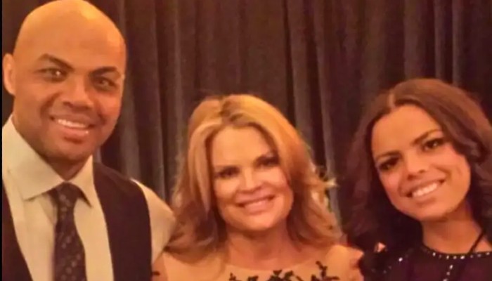 Maureen Blumhardt with her husband Charles Barkley and daughter