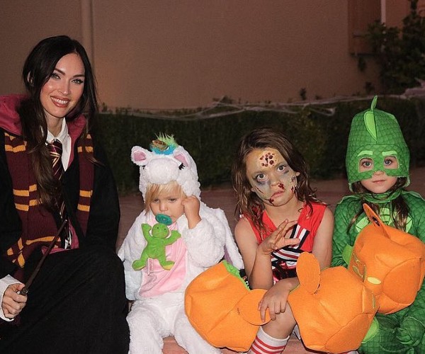 Megan Fox with her children