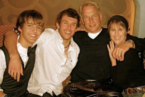 Ty Christian Harmon with his Parents and brother