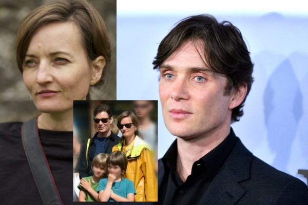 Cillian Murphy and his wife Yvonne McGuinness along with two children